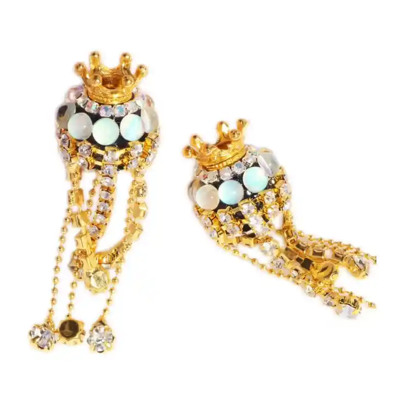 Nepal Rhinestone Ball with Crown - Image 12