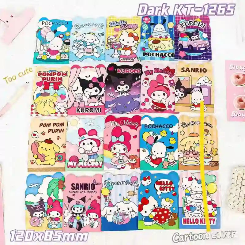 A6 Sanrio Notebook [Random 5Pcs] - Image 2