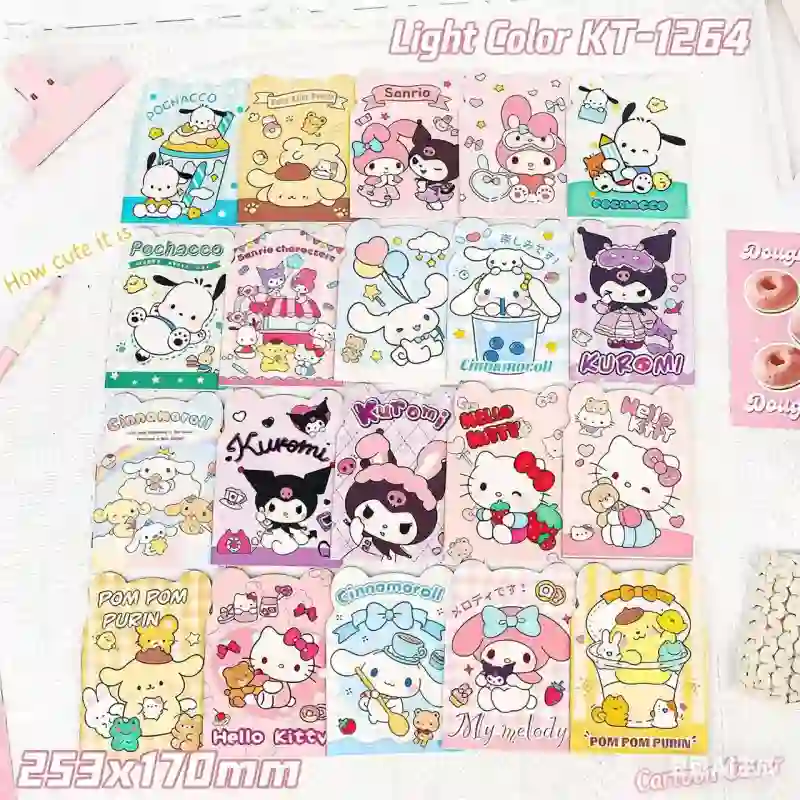 A6 Sanrio Notebook [Random 5Pcs] - Image 6