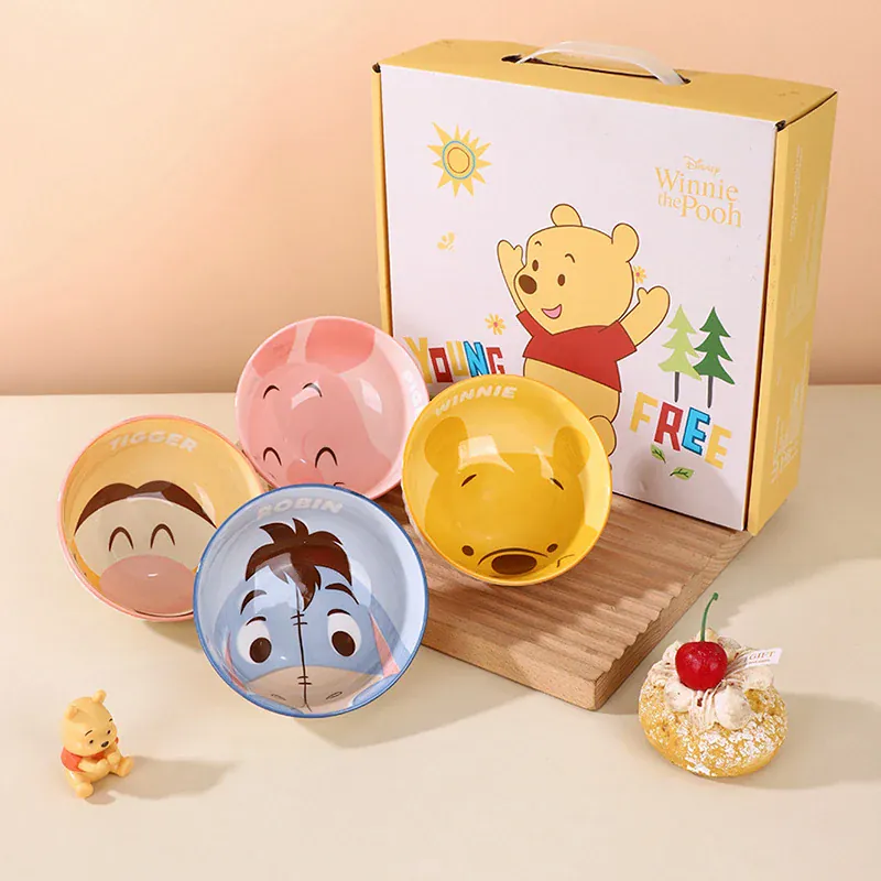 Disney Bowl Set Gift Box Stitch Winnie - Image 2