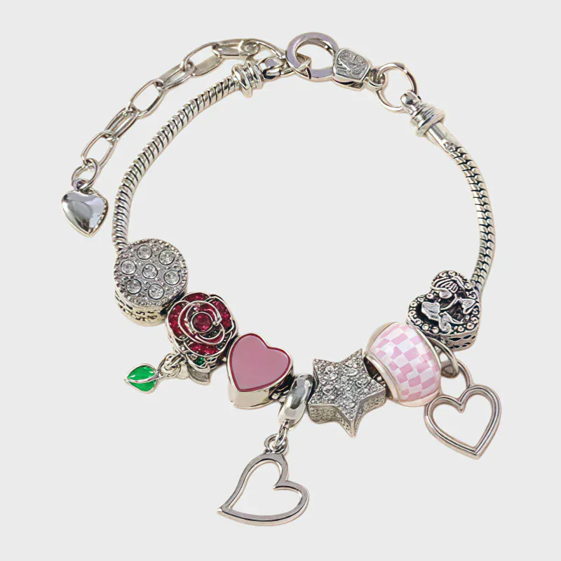 Forever Love Pandora Bracelet-Silver D