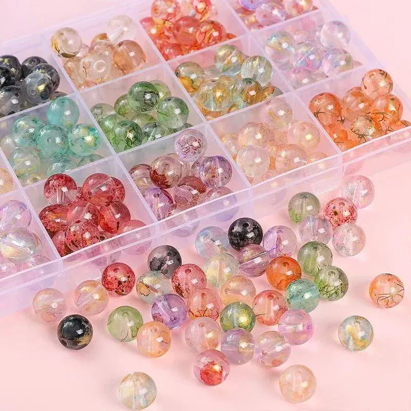 Gold Splatter Ink Beads[30pcs] - Image 3