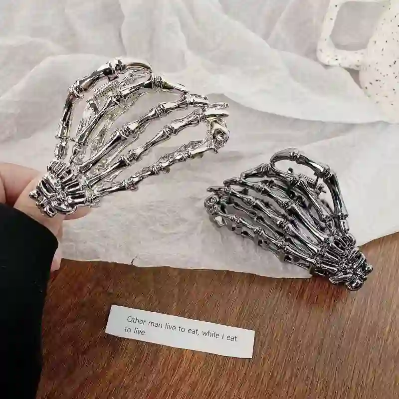 Gothic Ghost Hand Claw Hair Clip - Image 5