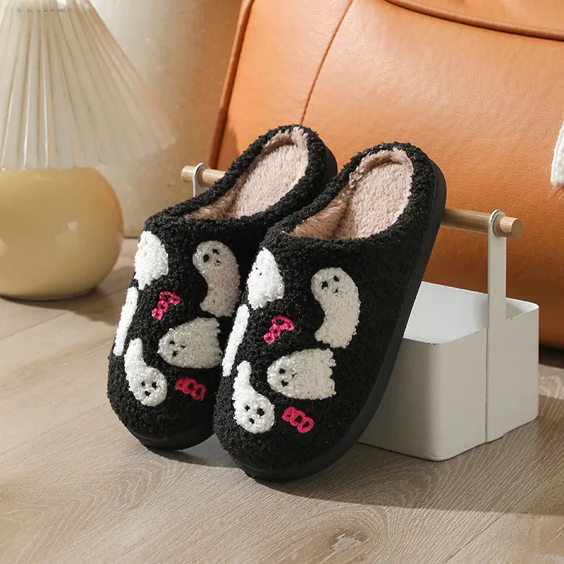 Halloween Christmas Furry Slippers - Image 18