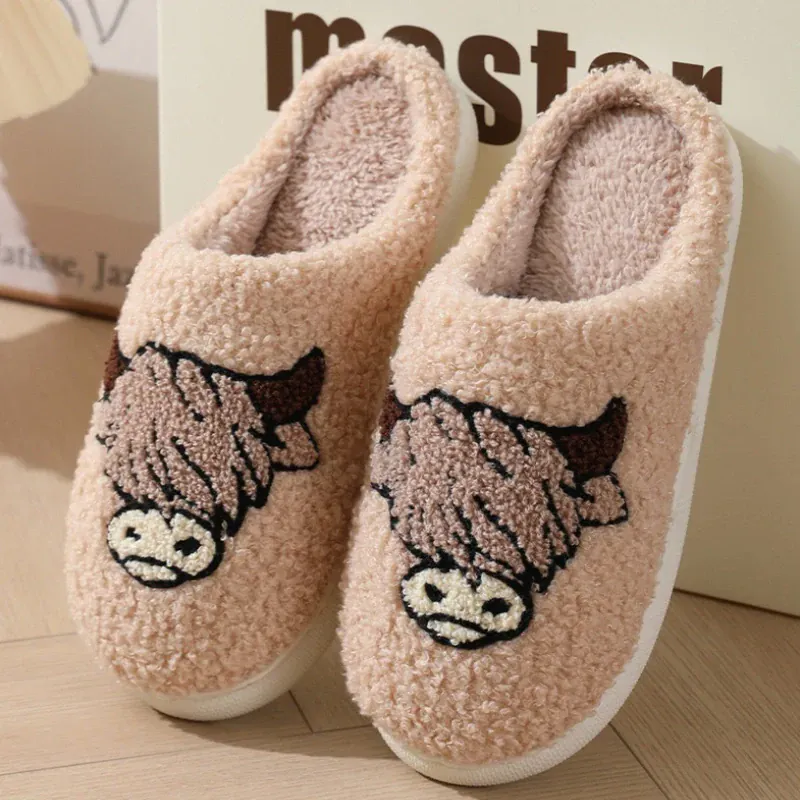 Halloween Christmas Furry Slippers - Image 52