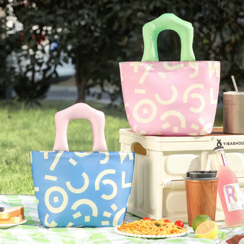 Hand-writing Patterns Lunch Bag - Image 3