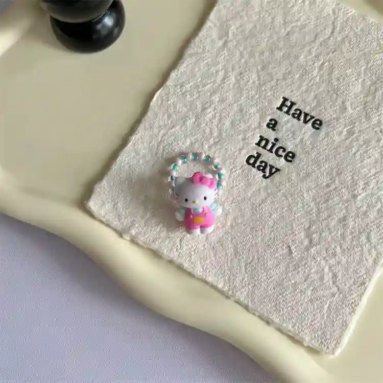 Kitty Hand-made Beads Ring - Image 30