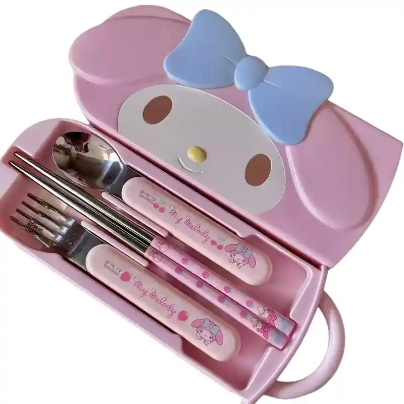 Kitty Melo Fork Spoon Chopsticks - Image 4