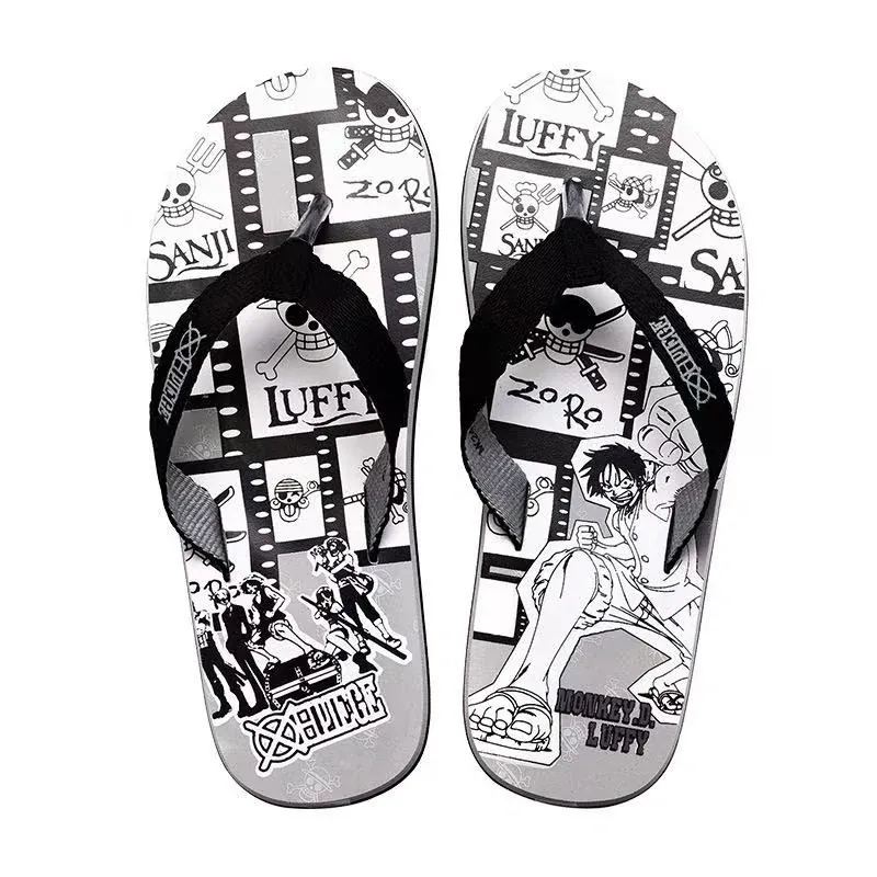 One Piece Women's Slippers Men's Beach Flip-flops - Image 13