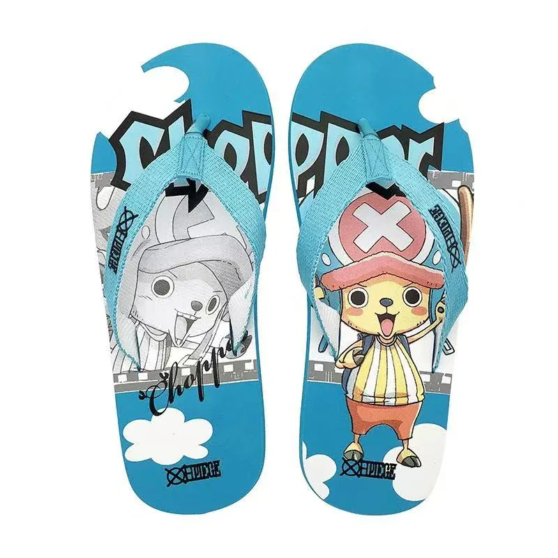 One Piece Women's Slippers Men's Beach Flip-flops - Image 9
