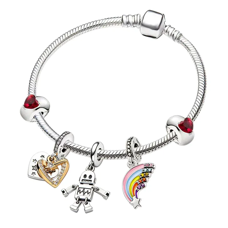 Rainbow Pandora Bracelet - Image 3