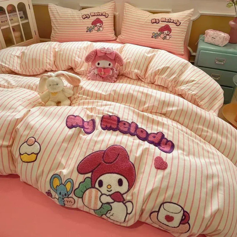 Sanrio 4-piece Brushed Cotton Bedding Set - Image 5