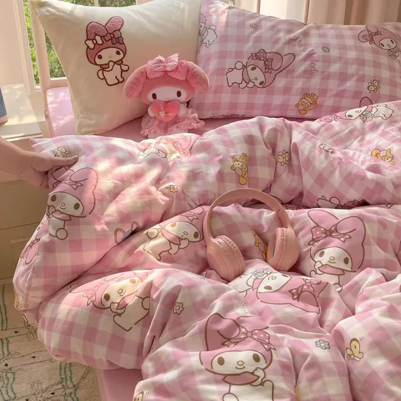 Sanrio 4-piece Cotton Bedding Set - Image 4