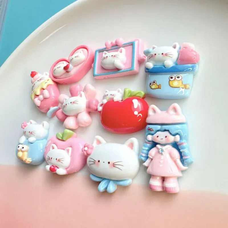 Sweet Cat Charms [10pcs] - Image 2